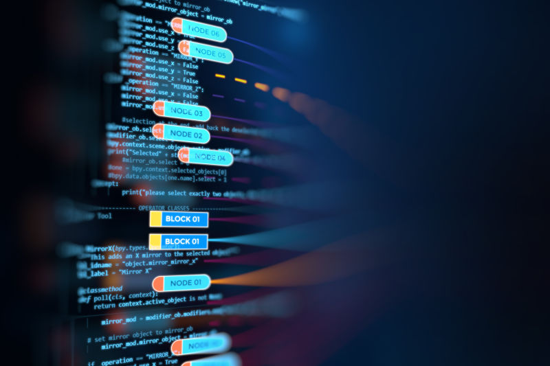 代碼編織未來 軟件開發(fā)者的抽象藝術與技術背景素材的視覺呈現(xiàn)